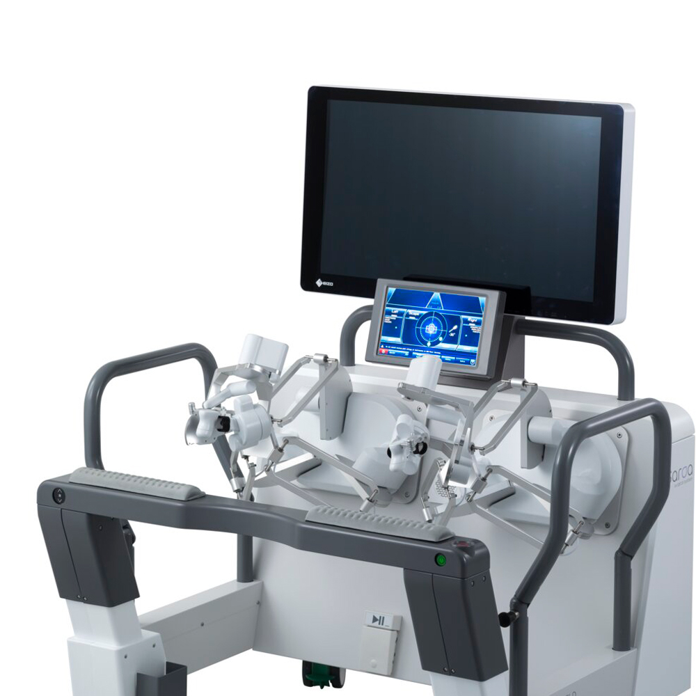 Surgeon console (the surgeon's operating station)