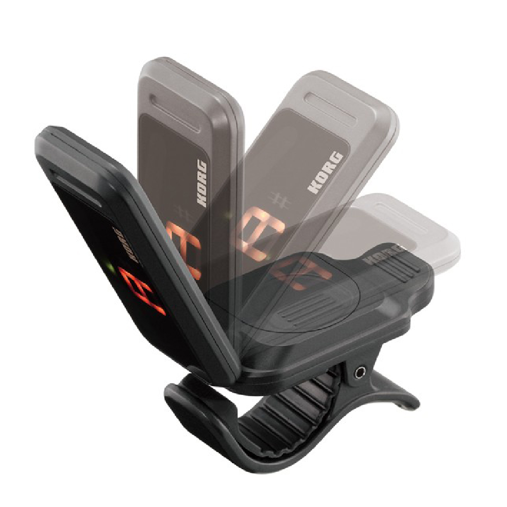 The moving display swinging to its viewing angle (up to 120°)